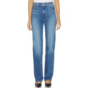 PAIGE Stevie High-Rise Straight Leg Jeans Enfield Blue Size 32 New With Tags